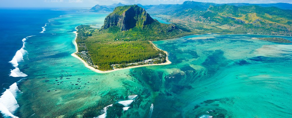 Mauritius, podwodny wodospad